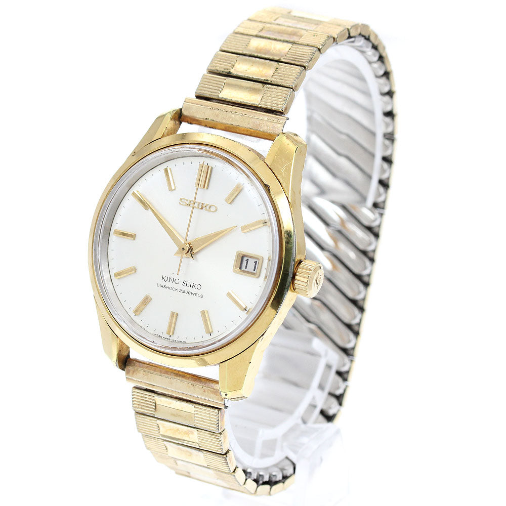 SEIKO King Seiko 4402-8000 Date Cal.48 Silver Dial Hand Winding Men's_944141