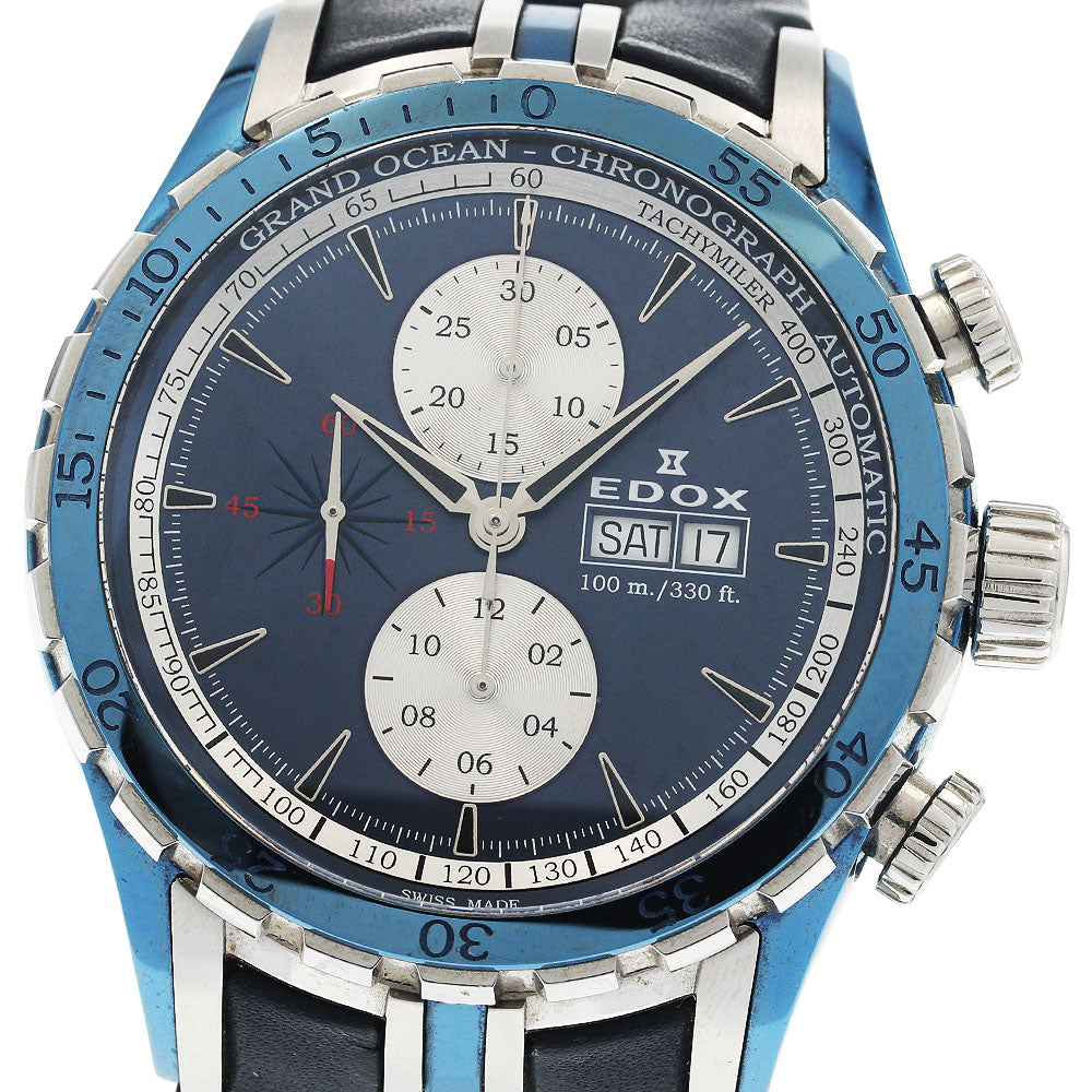 EDOX Grand Ocean 01121 Day-Date Chronograph Automatic Men's Watch_944146