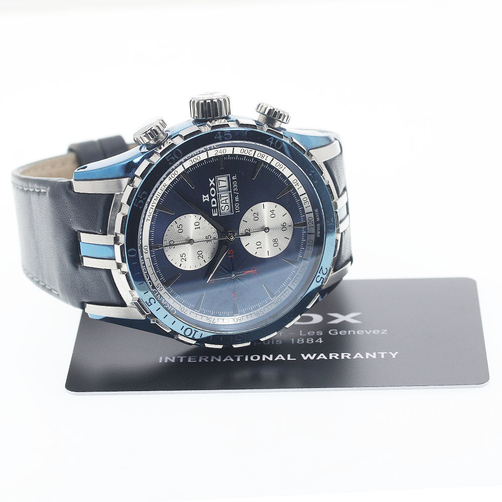 EDOX Grand Ocean 01121 Day-Date Chronograph Automatic Men's Watch_944146