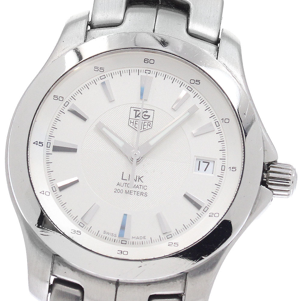 TAG HEUER Link WJF2111 Date Silver Dial Automatic Men's Watch_944154