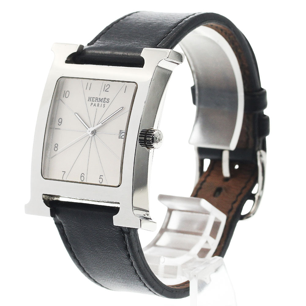 HERMES H watch HH1.810 Date beige Dial Quartz Men's Watch_944156
