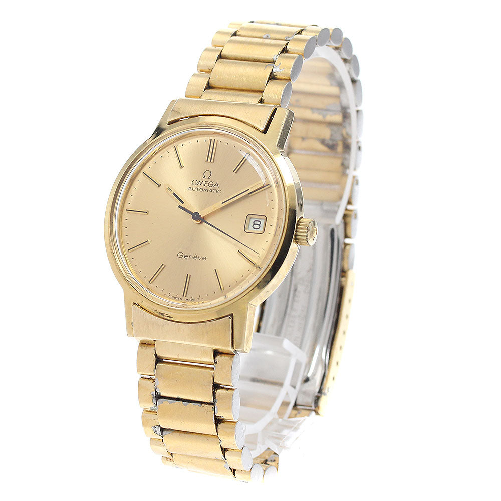 OMEGA Geneve 166.0163 Date Cal.1012 Gold Dial Automatic Men's Watch_944175
