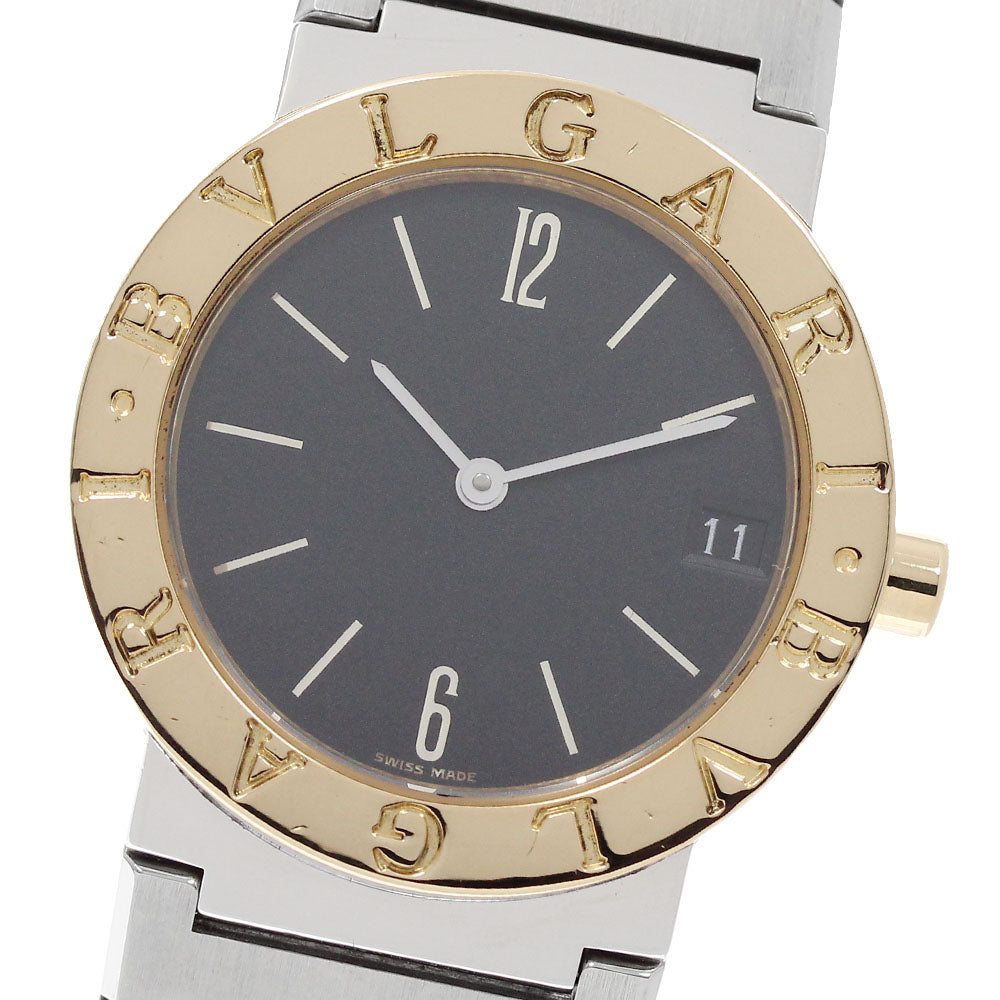BVLGARI BVLGARIBVLGARI BB30SGD YG bezel black Dial Quartz Boy's Watch_944177