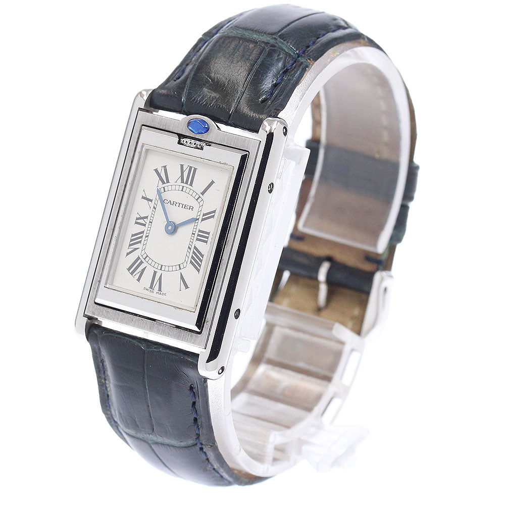 CARTIER Tank bath curant MM W1011258 beige Dial Quartz Boy's Watch_944186