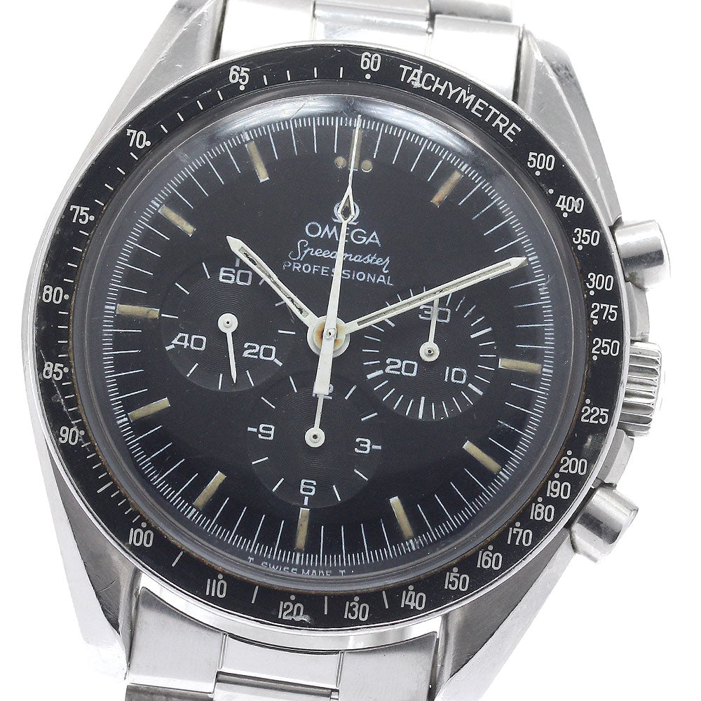 OMEGA Speedmaster Professional Moon Watch ST145.022 Cal.861 Downward R Chronograph black Dial Hand Winding Men's Watch_944204