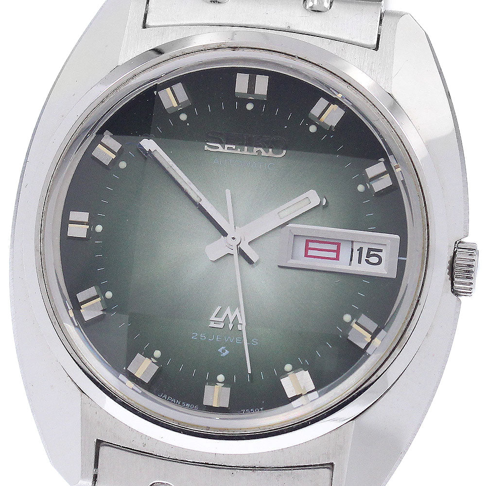 SEIKO Roadmatic 5606-7230 Day date Green Dial Automatic Men's Watch_944229
