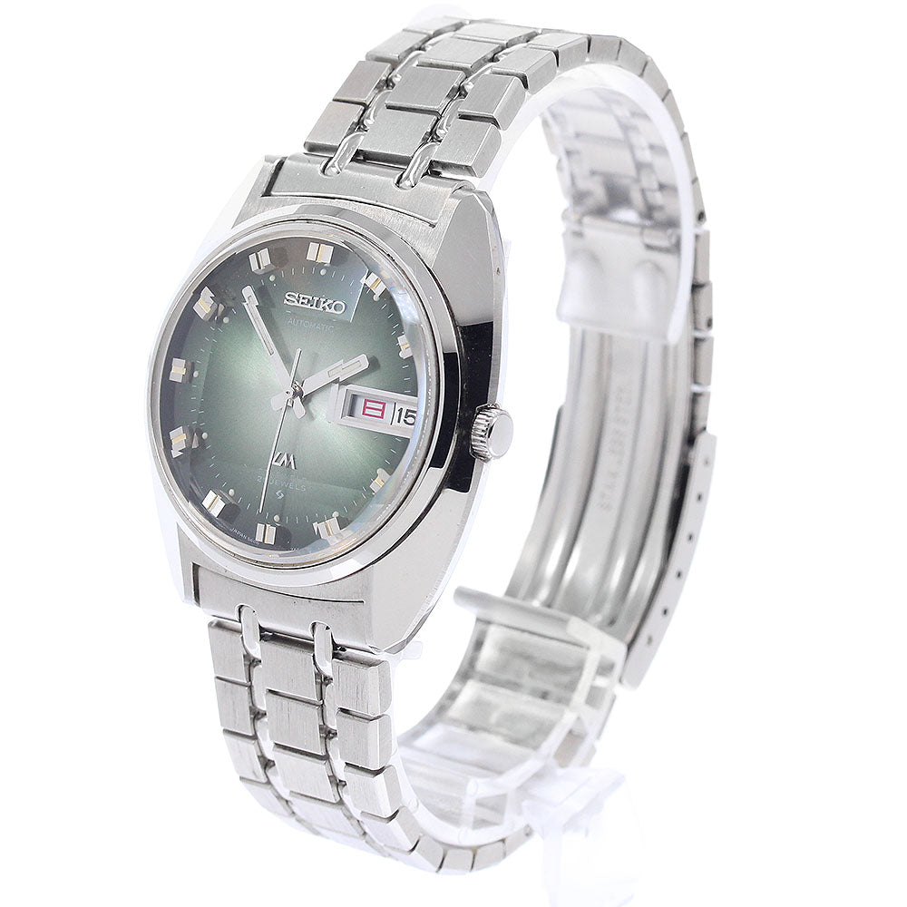 SEIKO Roadmatic 5606-7230 Day date Green Dial Automatic Men's Watch_944229