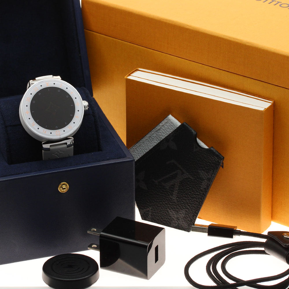 LOUIS VUITTON Tambour Horizon V2 QA080 liquid crystal Dial Quartz Men's_944231