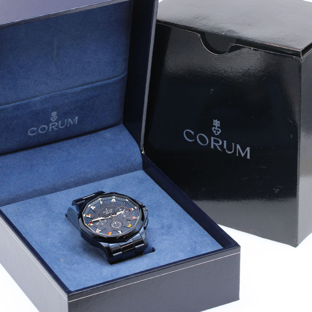 CORUM Admiral 42 A984/03797 Chronograph Navy Dial Automatic Men's Watch_944232