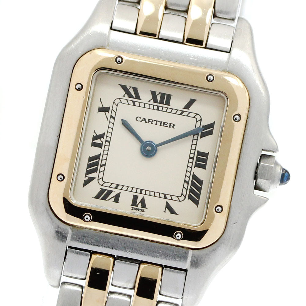 CARTIER PANTHERESM 2 low Beige Dial Quartz Ladies Watch_944240
