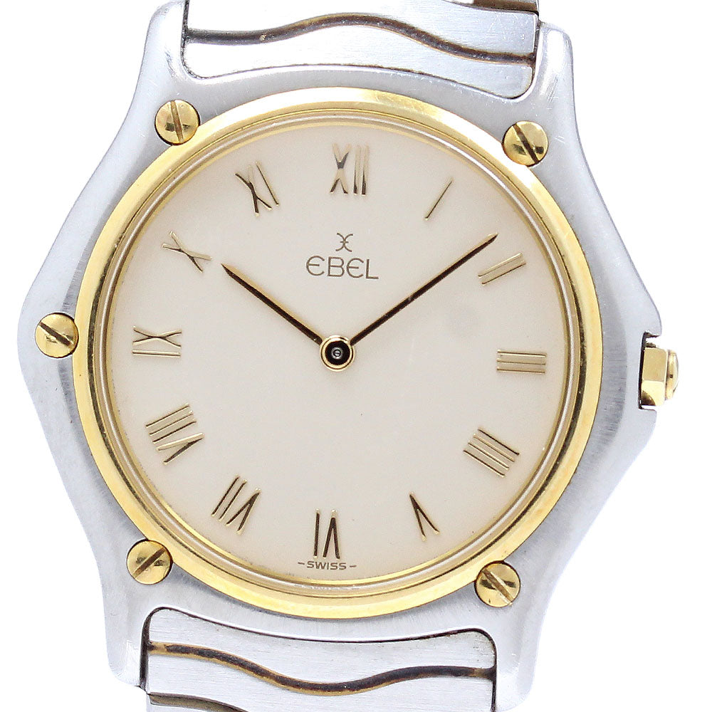 EBEL Classic wave 181909 Beige Dial Quartz Men's Watch_944313