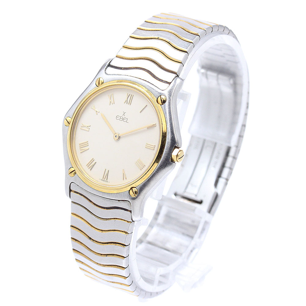 EBEL Classic wave 181909 Beige Dial Quartz Men's Watch_944313