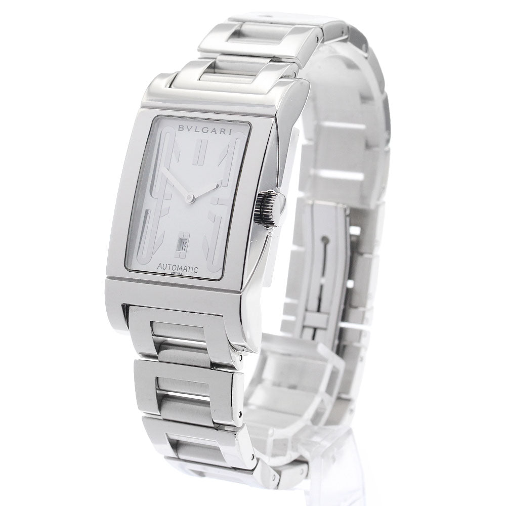 BVLGARI Rettangolo RT45S Date white Dial Automatic Men's Watch_944331