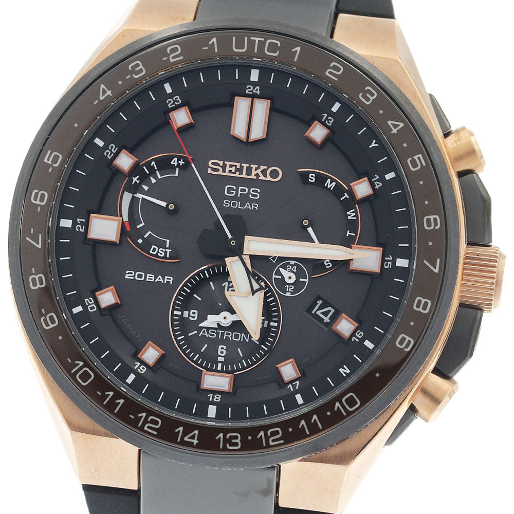 SEIKO Astron 8X53-0BB0-2/SBXB170 GPS Solar Powered Radio Men's Watch_944333