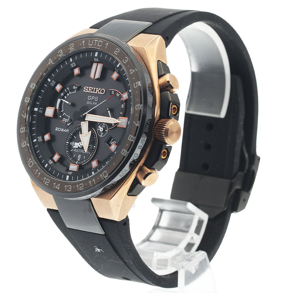 SEIKO Astron 8X53-0BB0-2/SBXB170 GPS Solar Powered Radio Men's Watch_944333