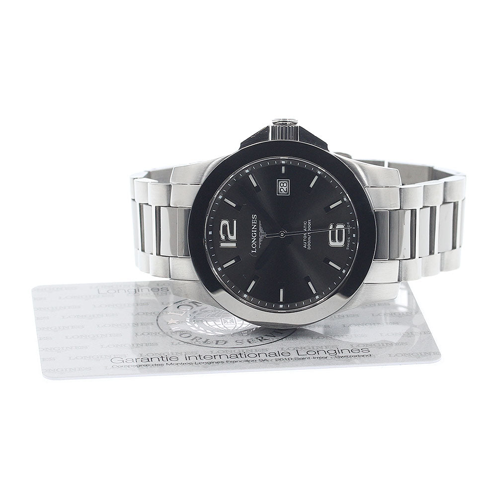 LONGINES Conquest L3.657.4 Date gray Dial Automatic Men's Watch_944336