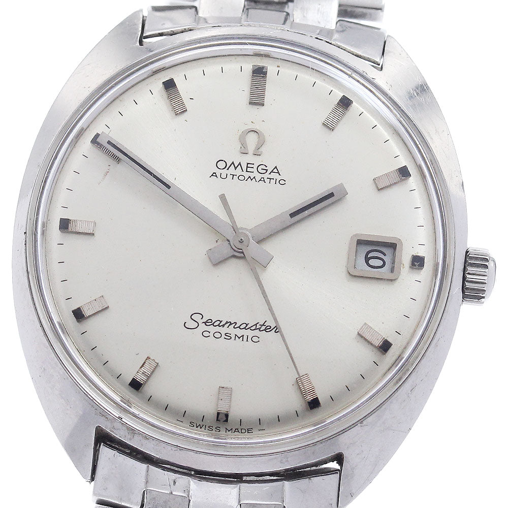 OMEGA Seamaster Cosmic 166.022-T00L 107 Date Silver Dial Automatic Men's_944344