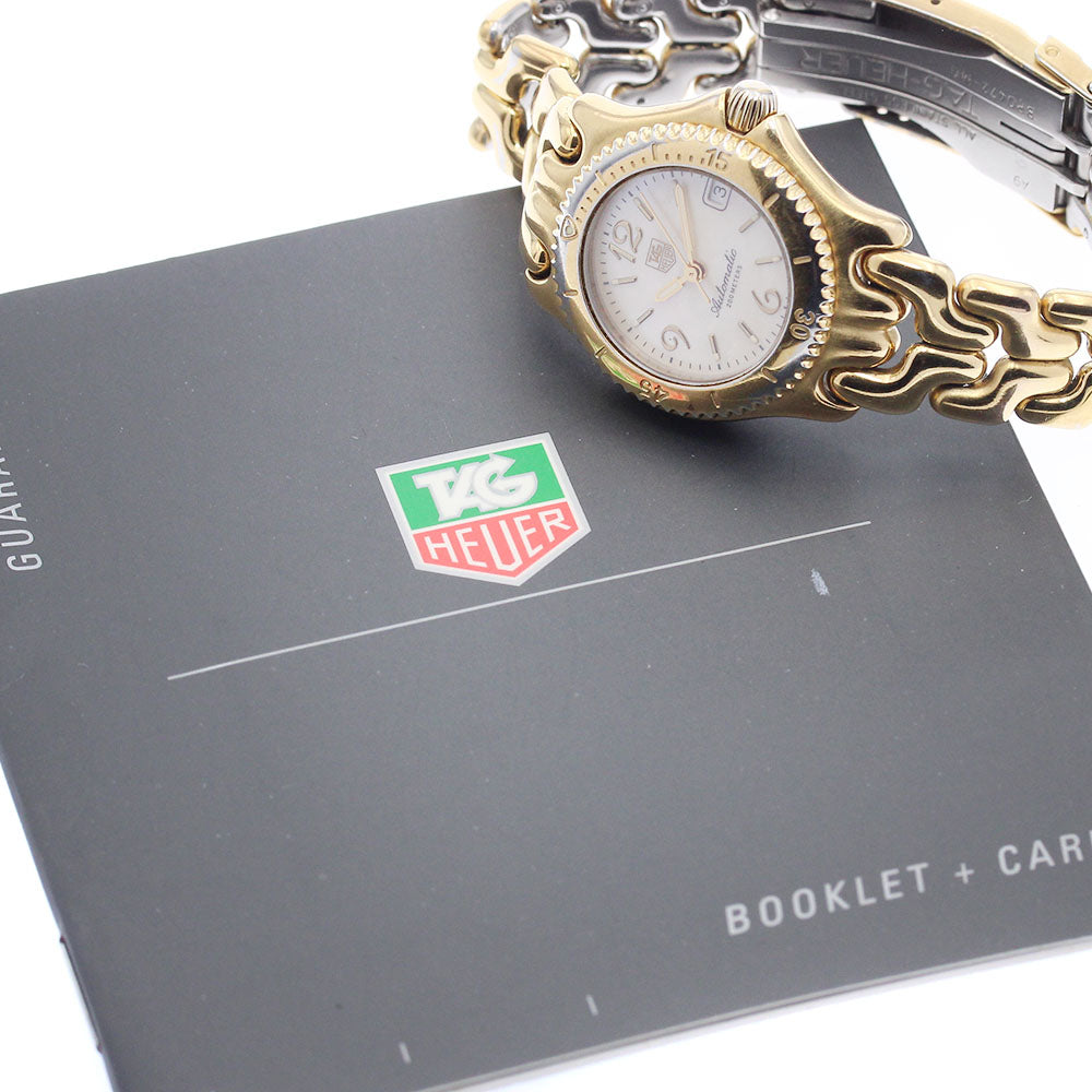 TAG HEUER S/el WG2330 Date white shell dial White shell Dial Automatic Ladies Watch_944350