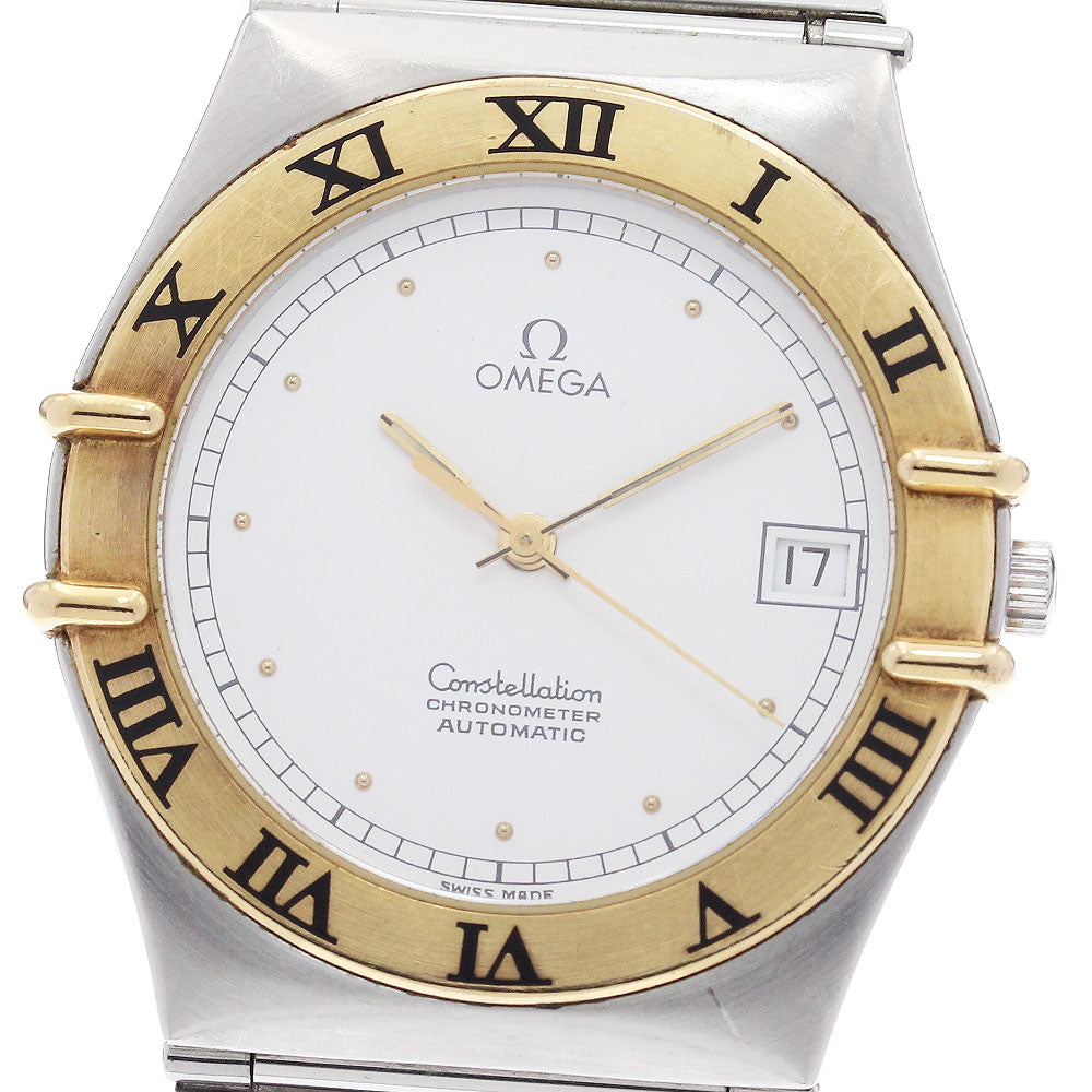 OMEGA Constellation YG bezel Date Chronometer Automatic Men's Watch_944353