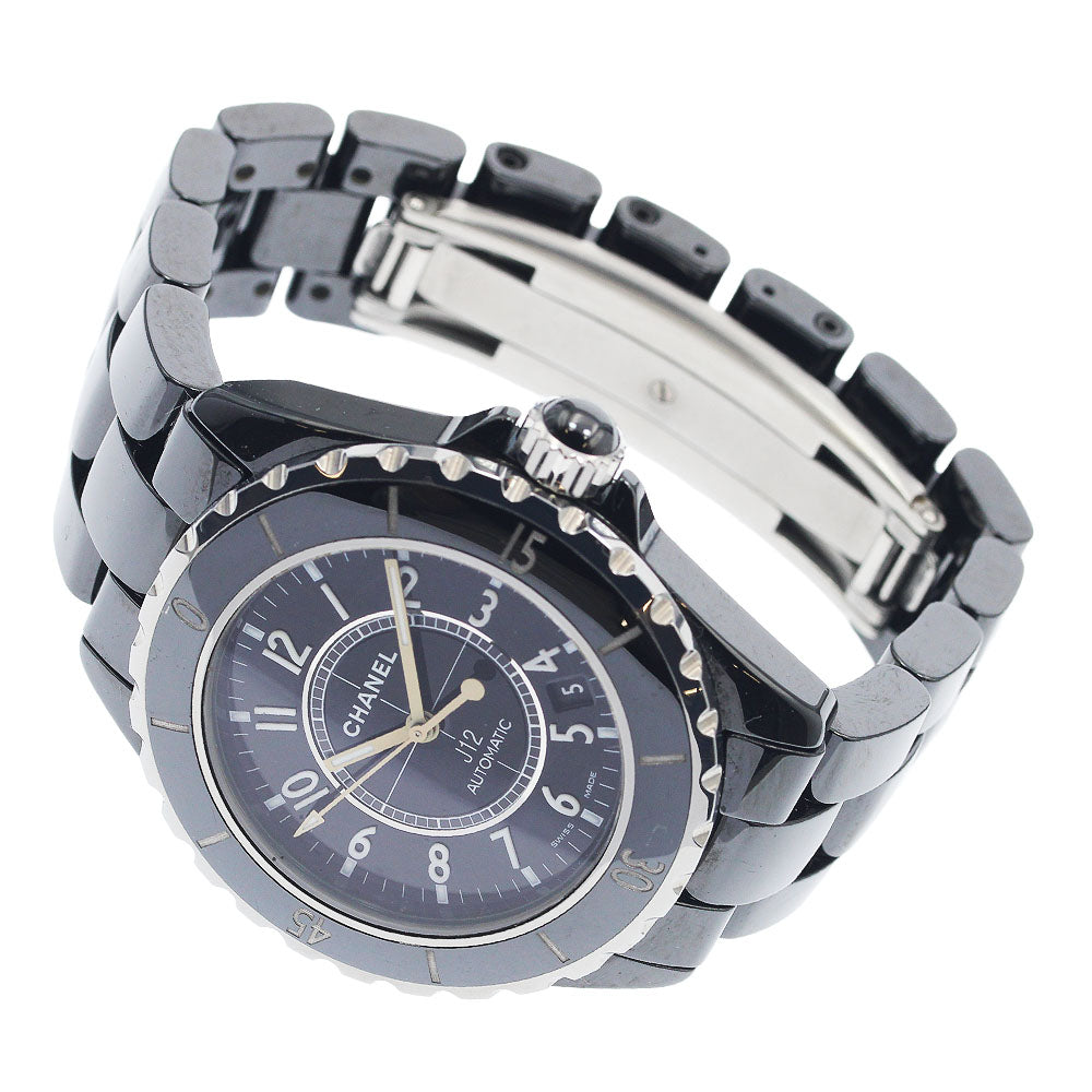 CHANEL J12 H0685 Black Ceramic 38MM Date black Dial Automatic Men's Watch_944355