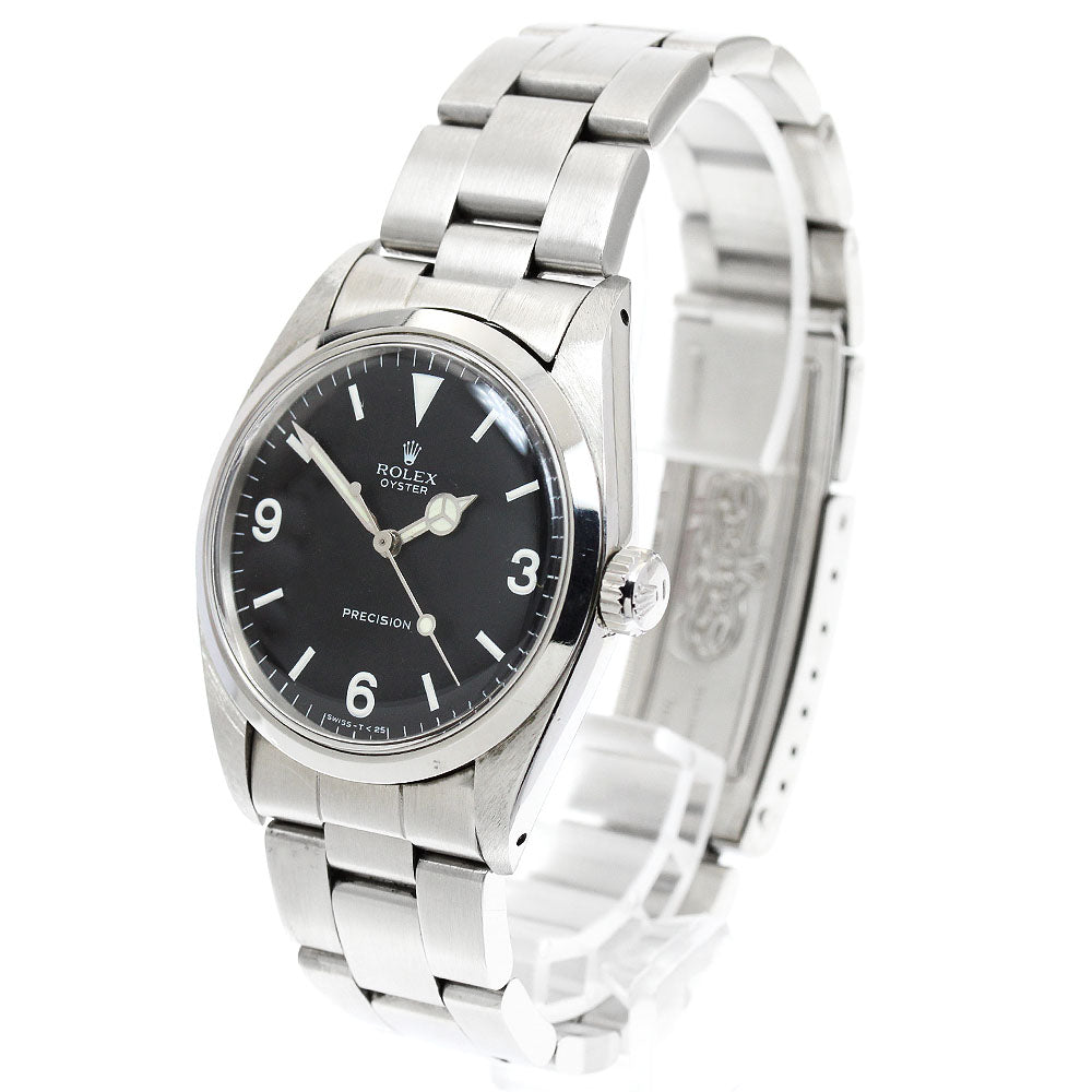 ROLEX Oyster Precision 6426 Caliber 1210 Redial Dial black Dial Hand Winding Men's Watch_944356