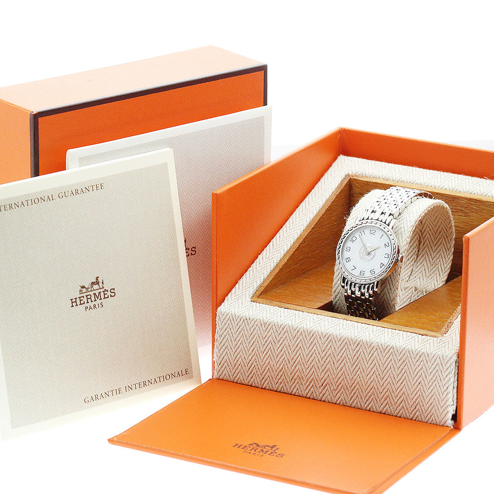 HERMES Serie SE4.210 white Dial Quartz Ladies Watch_944376