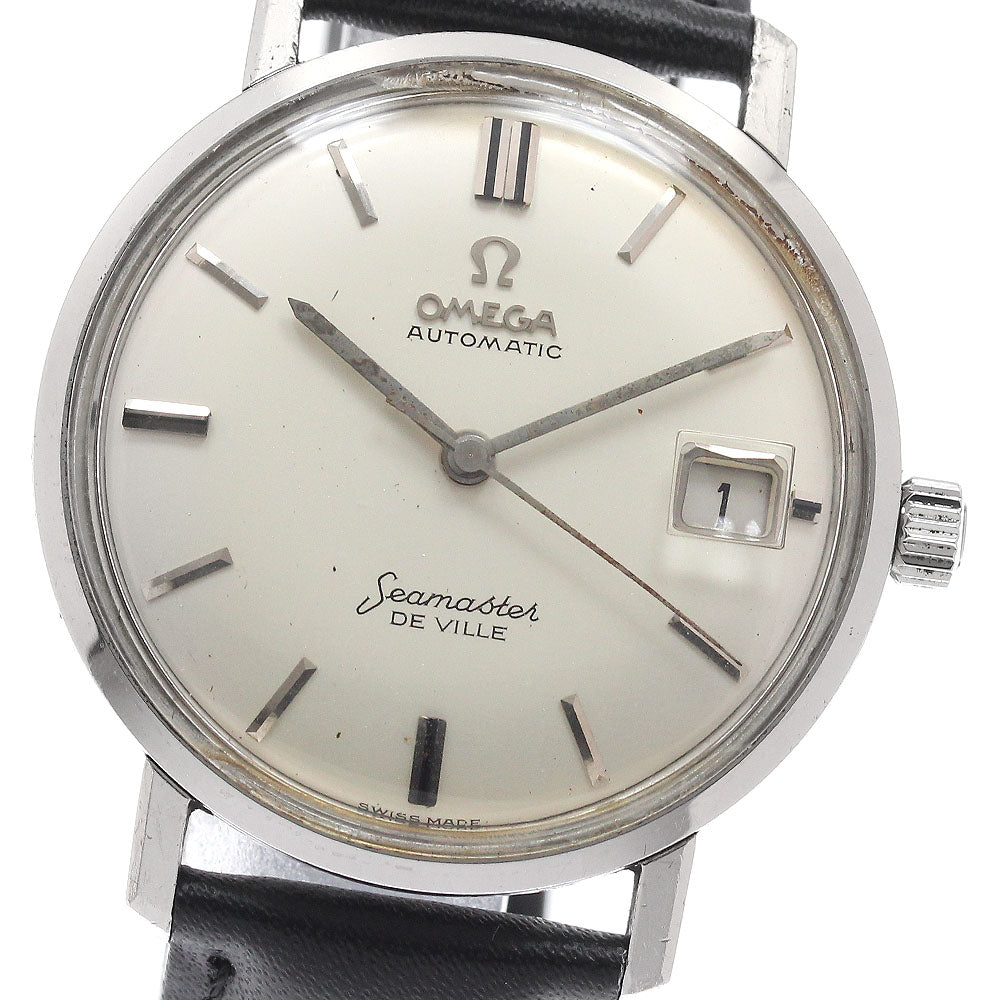 OMEGA Seamaster De Ville Date Vintage Silver Dial Automatic Men's Watch_944387