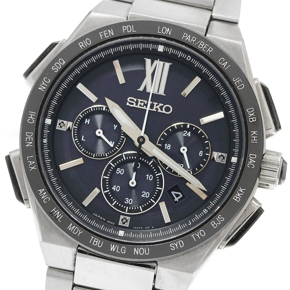 SEIKO Brights SAGA209/8B92-0AF0 Flight expert Solar Powered Radio Men's_944405