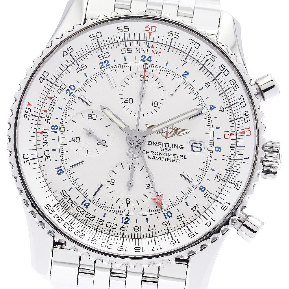 BREITLING Navitimer World A24322 Date chronograph GMT AT Men's Watch_944413