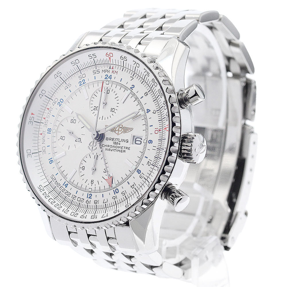 BREITLING Navitimer World A24322 Date chronograph GMT AT Men's Watch_944413