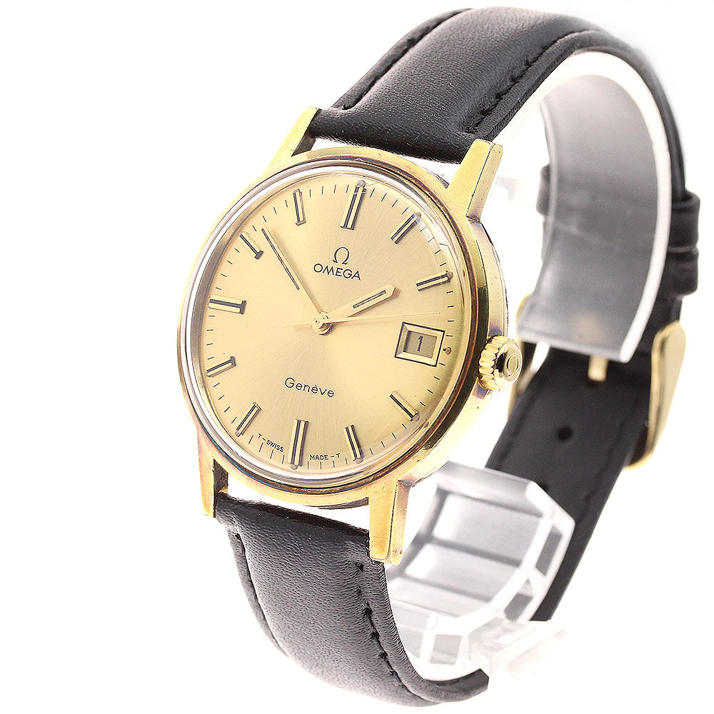 OMEGA Geneve 136.070 Date Cal.613 gold Dial Hand Winding Men's Watch_944423