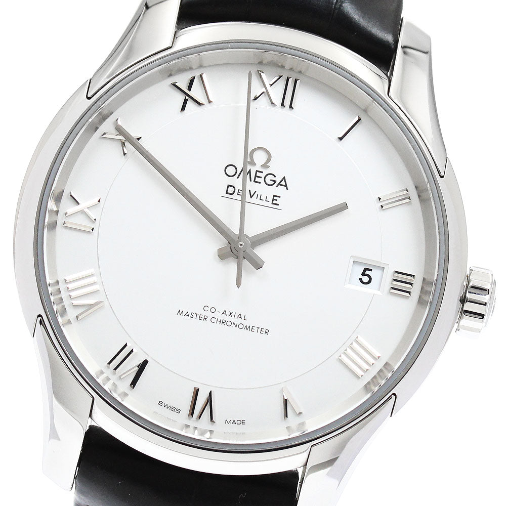 OMEGA De Ville Hour Vision 433.13.41.21.02.001 Coaxial Master Chronometer Silver Dial Automatic Men's Watch_944431