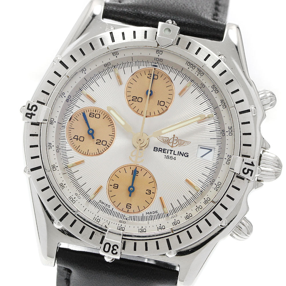 BREITLING Chronomat 81950 Date Silver / Gold Dial Automatic Men's Watch_944439