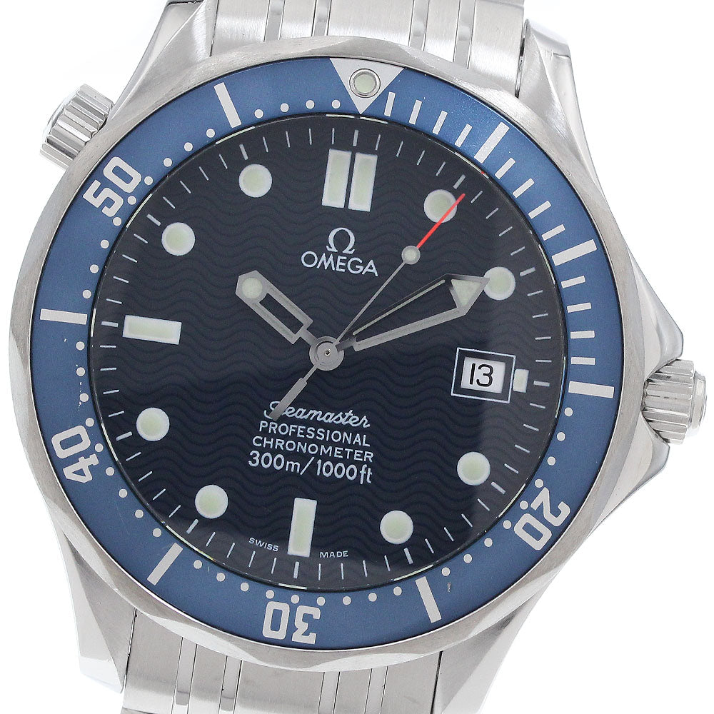 OMEGA Seamaster300 2531.80 Date Navy Dial Automatic Men's Watch_944442