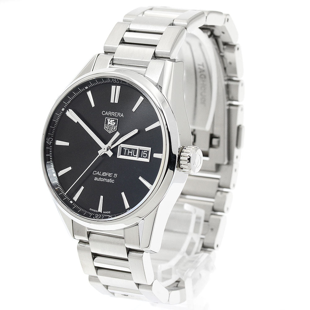 TAG HEUER Carrera Caliber 5 WAR201A-1 Day date black Dial Automatic Men's_944498