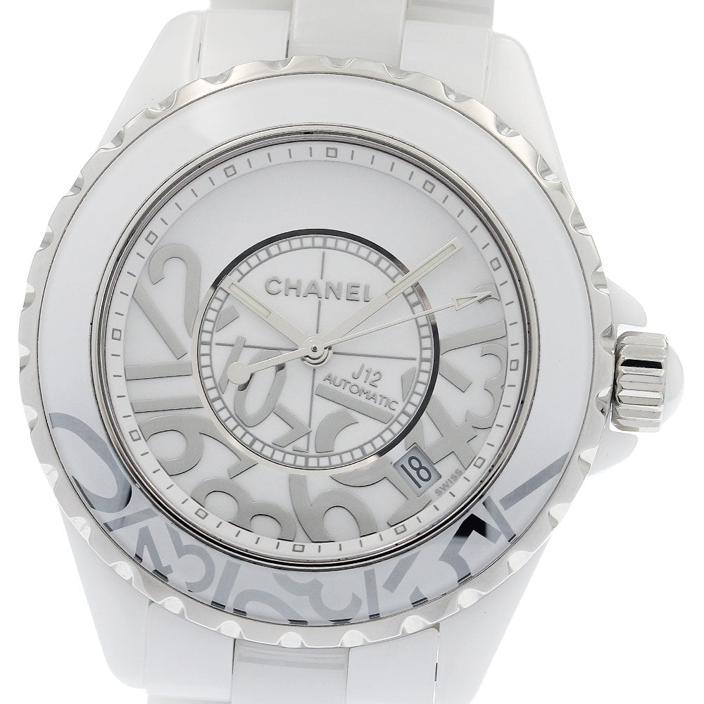 CHANEL J12 Graffiti H5240 Limited to 1200 White ceramic Automatic Men's_944514