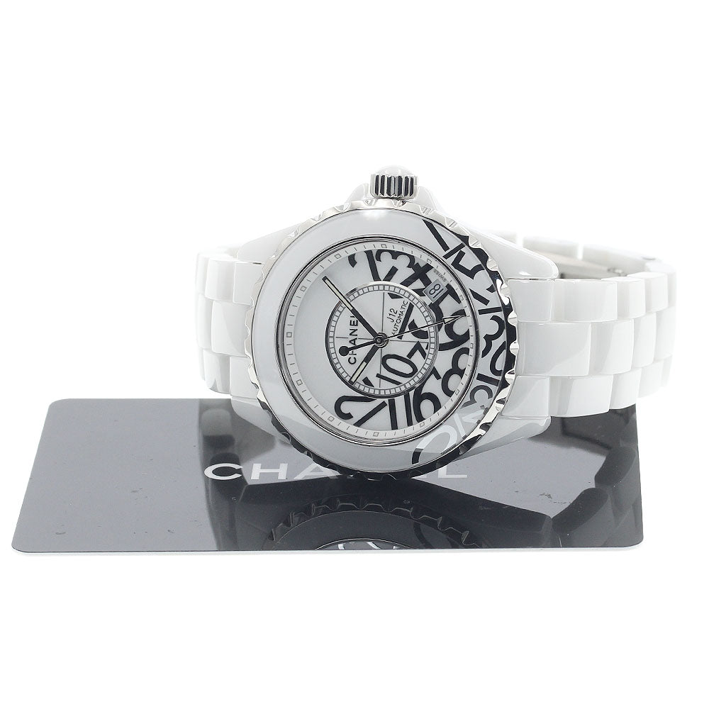 CHANEL J12 Graffiti H5240 Limited to 1200 White ceramic Automatic Men's_944514
