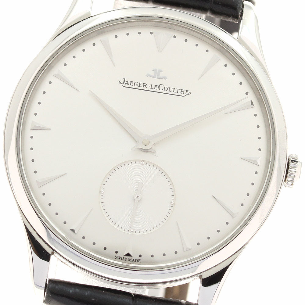 JAEGER-LECOULTRE Master Grand Ultra Slim 174.8.90.S/Q1358420 Small seconds Silver Dial Automatic Men's Watch_944530