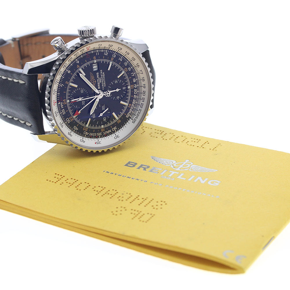 BREITLING Navitimer World A24322/A2432212 GMT Automatic Men's Watch_944535