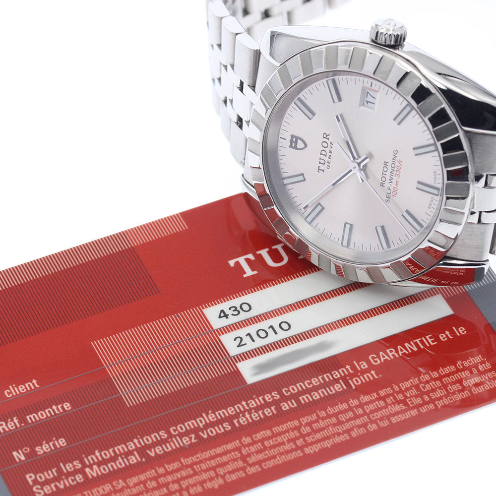 TUDOR Classic 21010 Date Silver Dial Automatic Men's Watch_944544