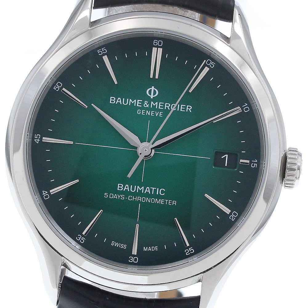 Baume & Mercier Clifton MOA10592 Date green Dial Automatic Men's Watch_944545