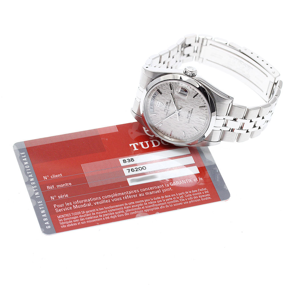 TUDOR Prince Date Day 76200 Silver Dial Automatic Men's Watch_944561