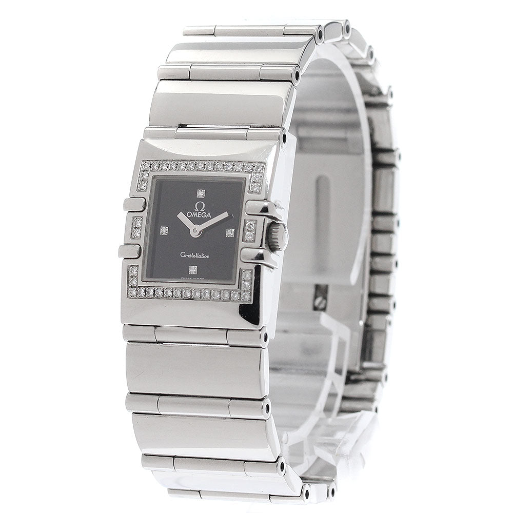 OMEGA Constellation Carre Quadra 1528.46 4P diamond bezel Quartz Ladies_944584