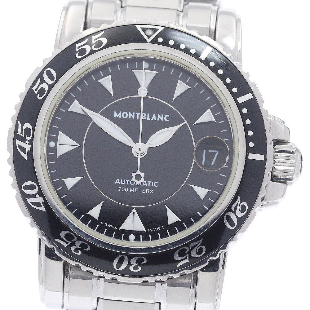 MONTBLANC Meistersteck 7035 Date black Dial Automatic Men's Watch_944590