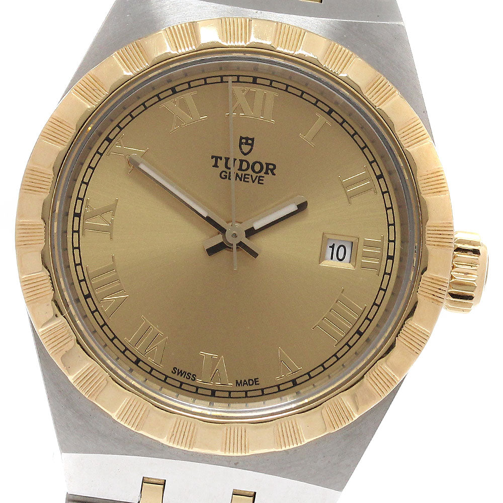 TUDOR Royal 28303 Date YG2 tone gold Dial Automatic Ladies Watch_944607