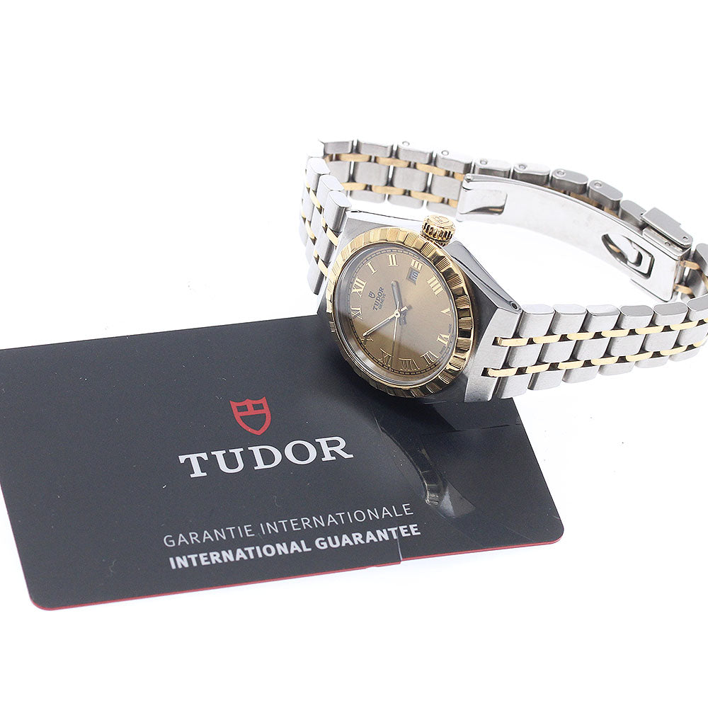 TUDOR Royal 28303 Date YG2 tone gold Dial Automatic Ladies Watch_944607