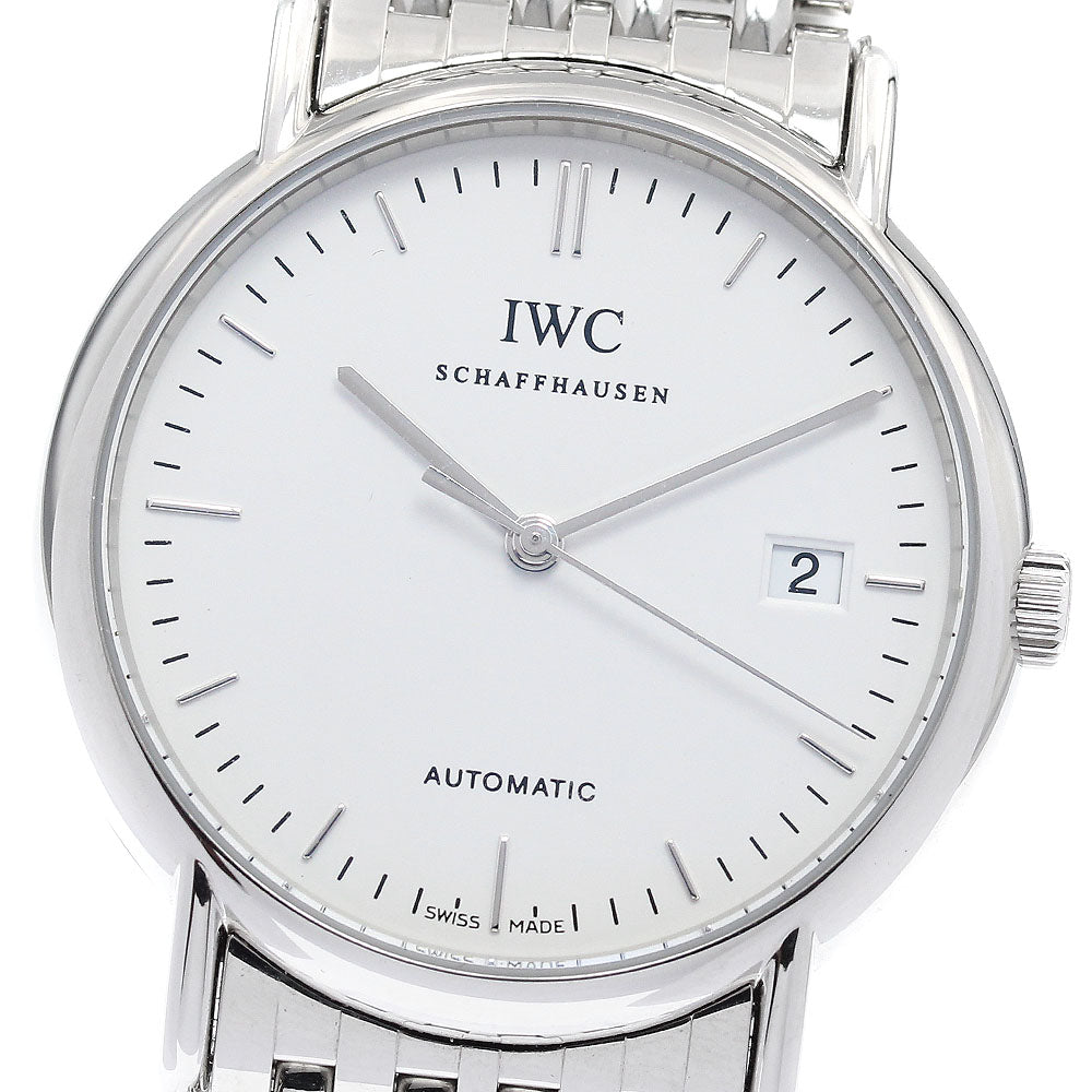 IWC SCHAFFHAUSEN Portofino IW353303 Date white Dial Automatic Men's Watch_944608