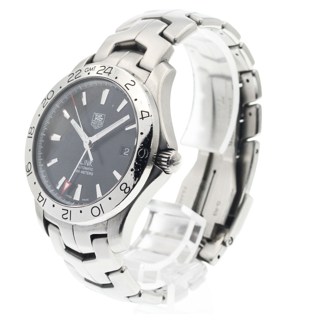 TAG HEUER Link WJF2116 GMT date black Dial Automatic Men's Watch_944690