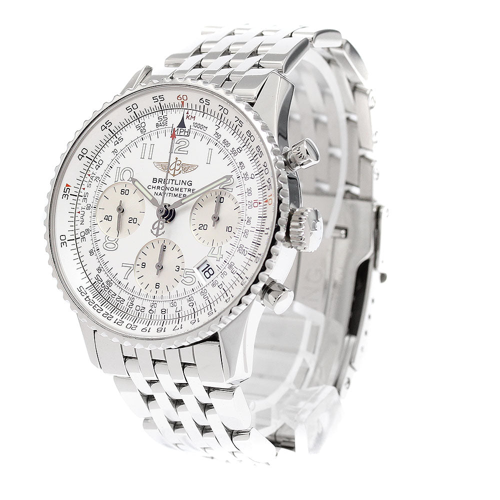 BREITLING Navitimer A23322 Chronograph Silver Dial Automatic Men's Watch_944693