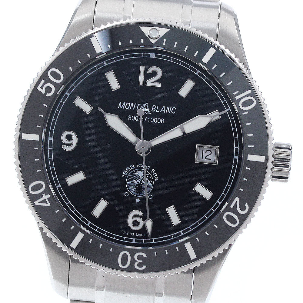 MONTBLANC Ice Sea MB129371/7578 Date Black Dial Automatic Men's Watch_944702